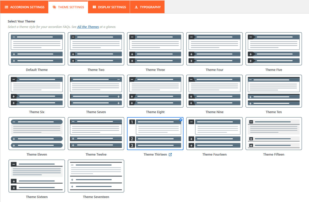 Accordion Settings – Easy Accordion Docs