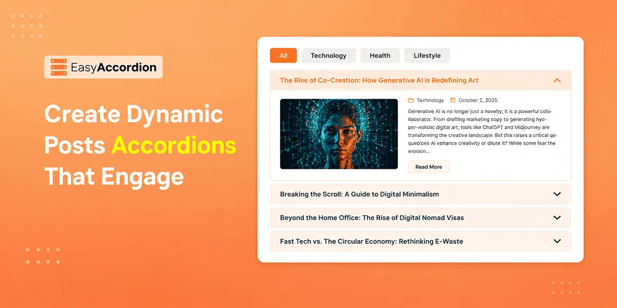 How to Create Post Accordion in WordPress (Easy Guide)