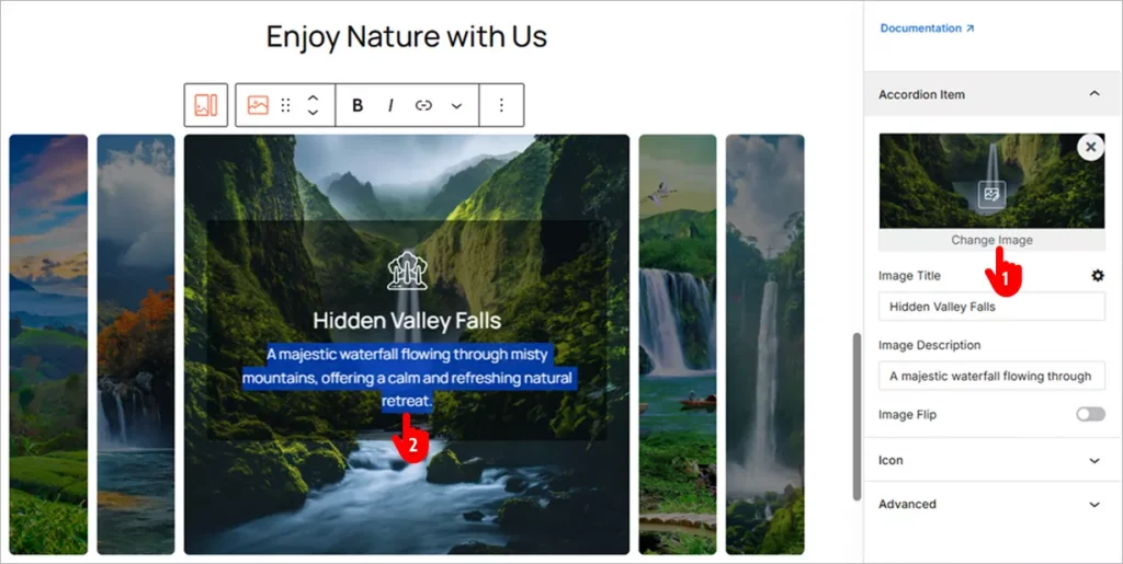 add real image and content 