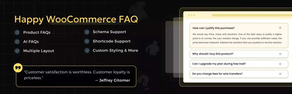 Happy WooCommerce FAQs
