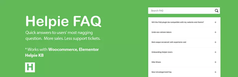 Helpie FAQ