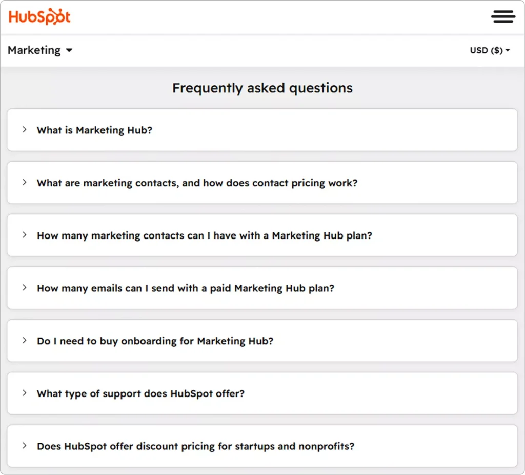 Hubspot FAQs